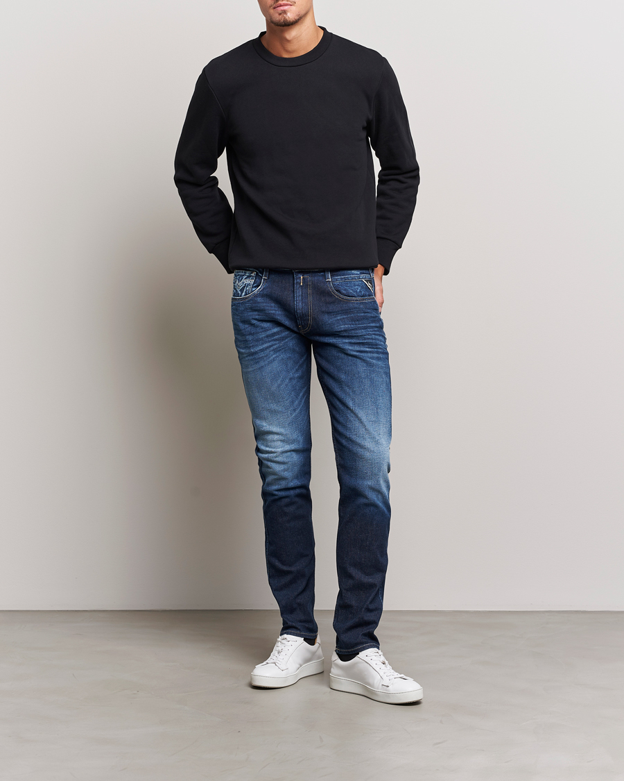 Homme | Jeans | Replay | Anbass Super Stretch Bio Jeans Dark Blue