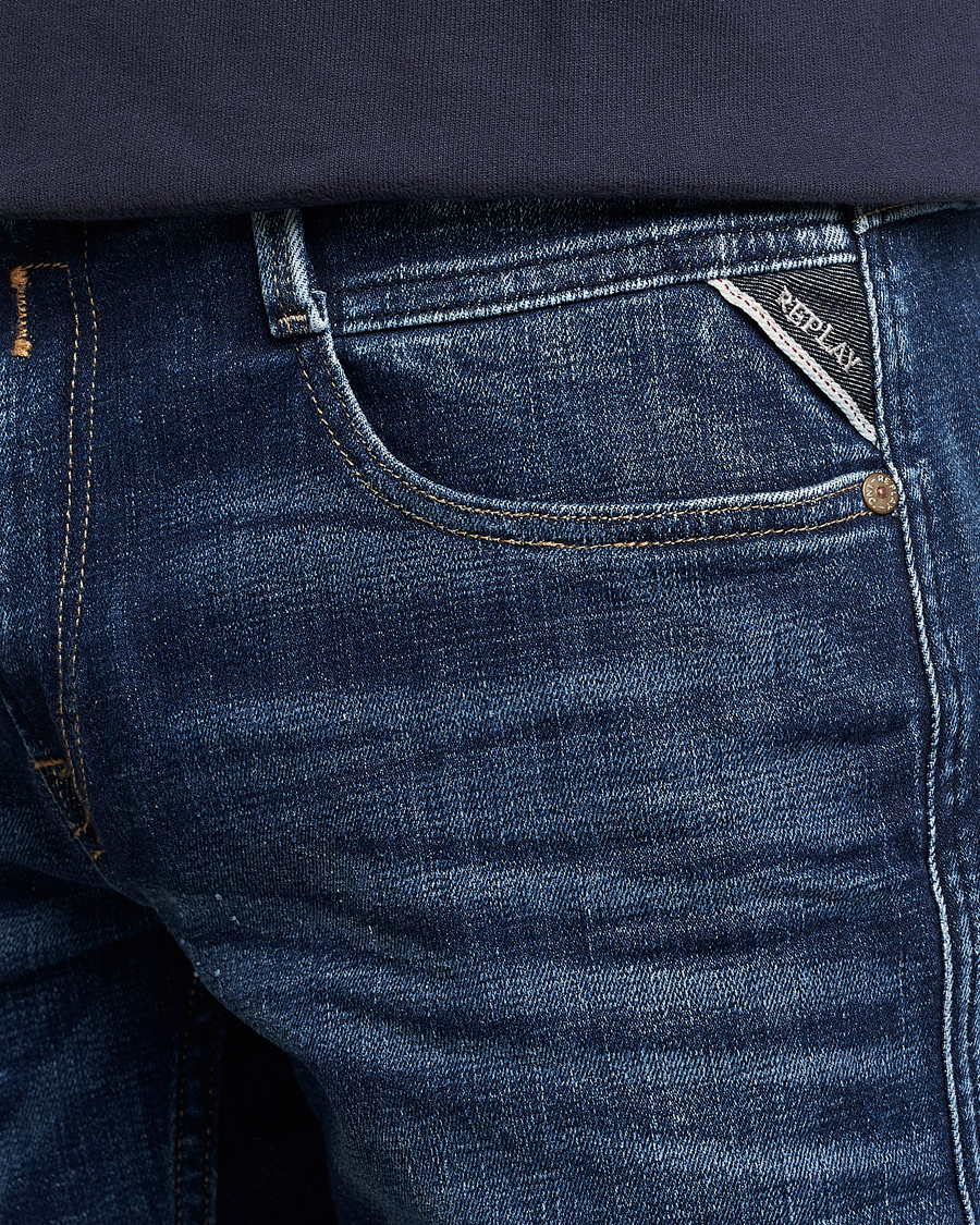 Homme | Jeans | Replay | Anbass 1 Year Stretch Jeans Dark Blue