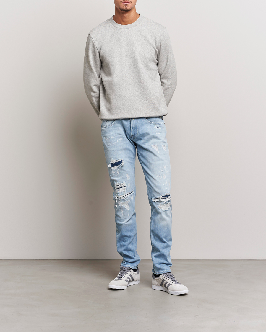 Homme | Jeans | Replay | Anbass 20 Years Wash Jeans Light Blue