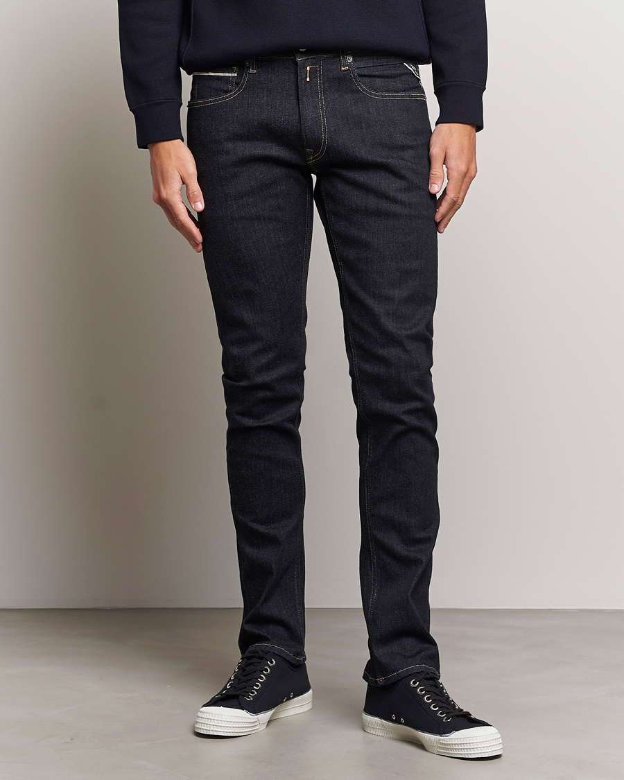 Homme | Slim fit | Replay | Grover Hyperflex Re-Used Jeans Forever Dark Blue