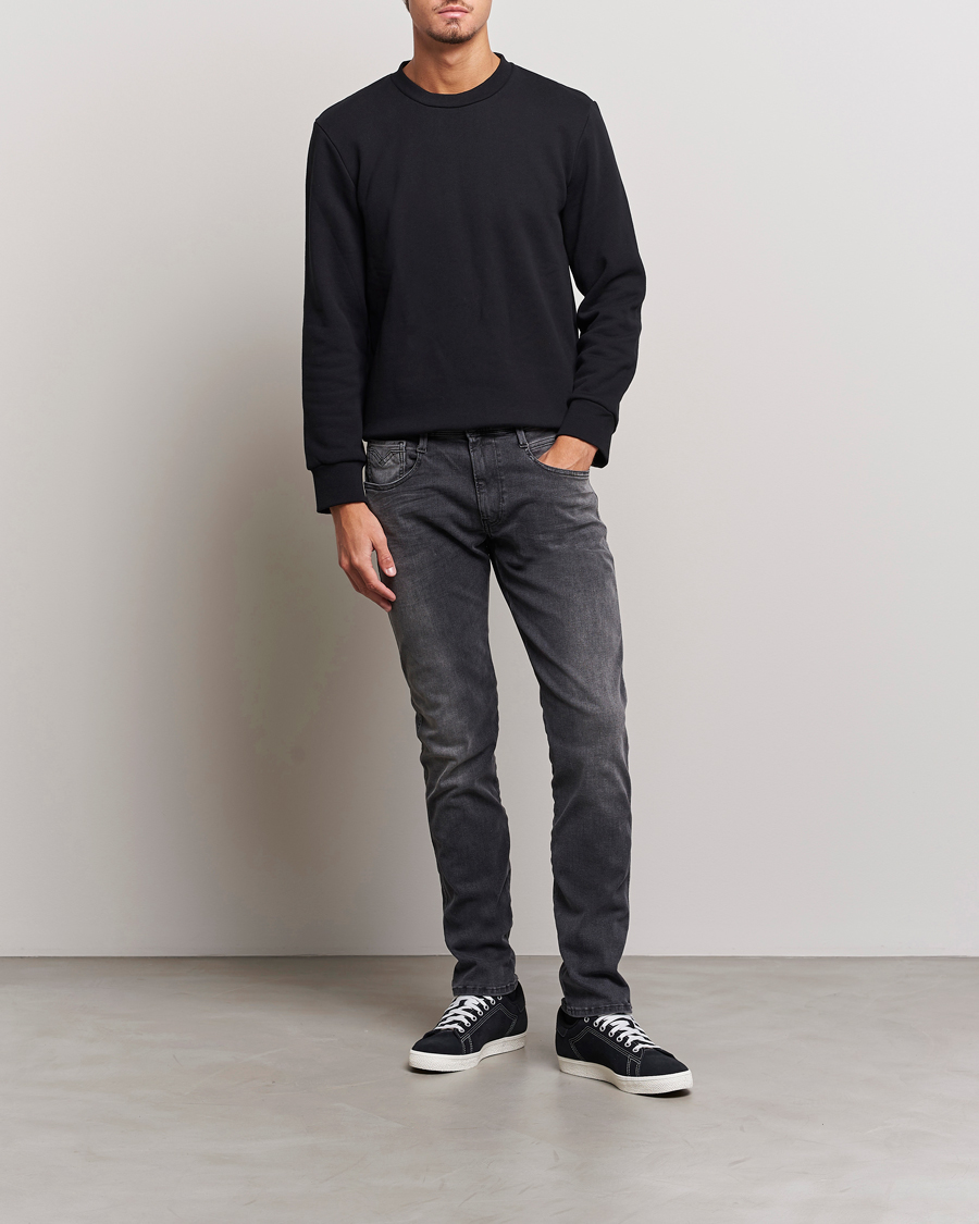 Homme | Jeans | Replay | Anbass Hyperflex Re-Used Jeans Washed Grey