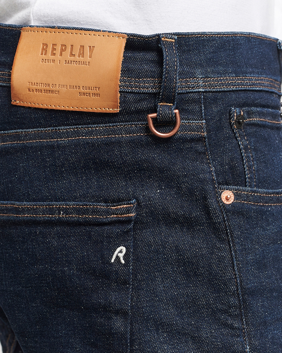 Homme | Jeans | Replay | Sartoriale Regular Fit Hyperflex Jeans Dark Blue