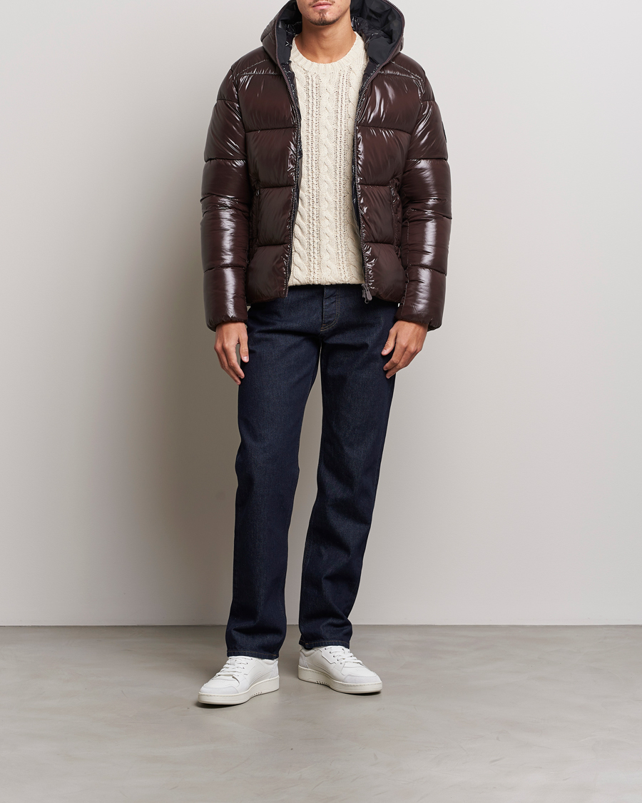 Homme | Manteaux Et Vestes | Save The Duck | Edgard Padded Puffer Brown Black
