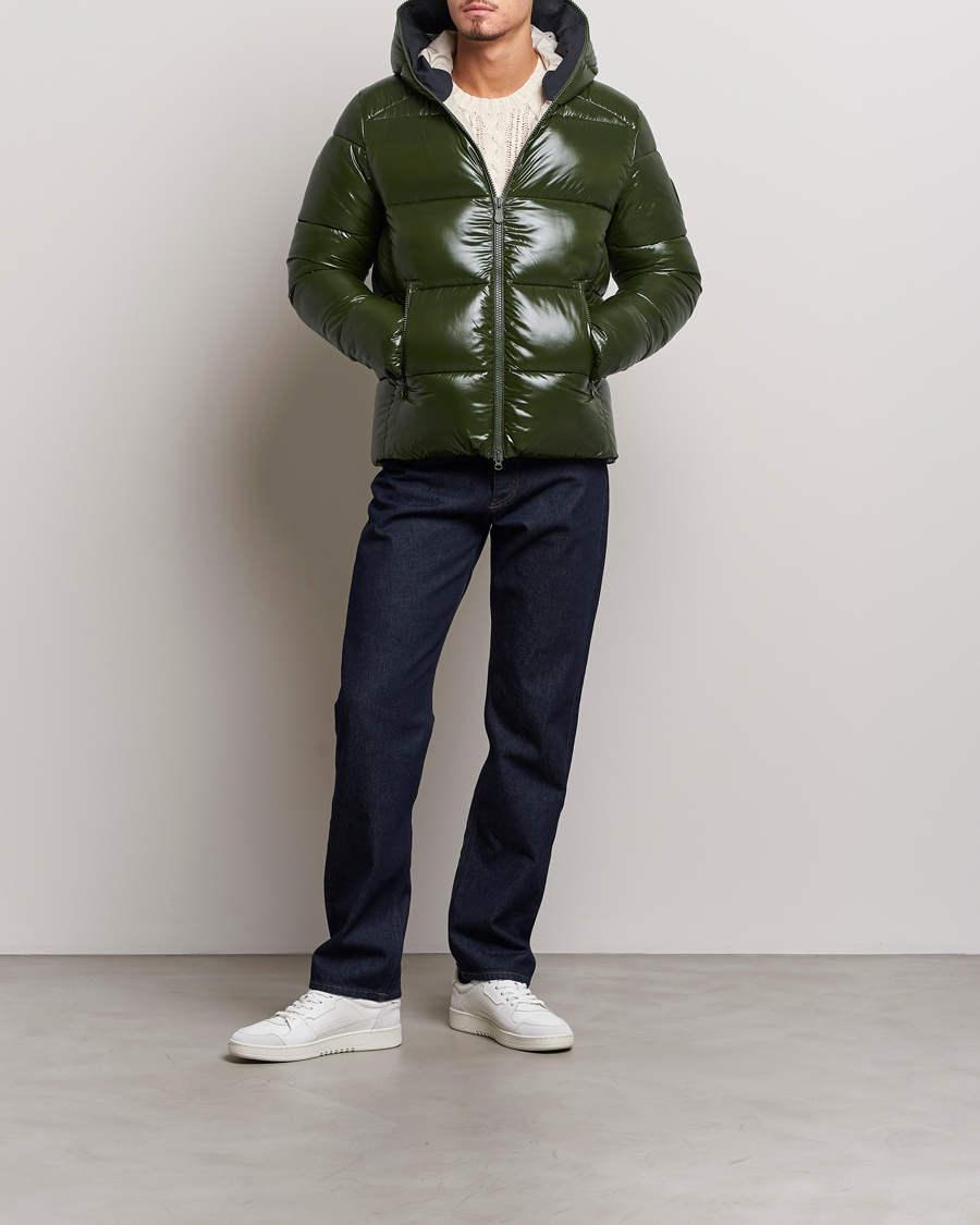Homme | Manteaux Et Vestes | Save The Duck | Edgard Padded Puffer Pine Green