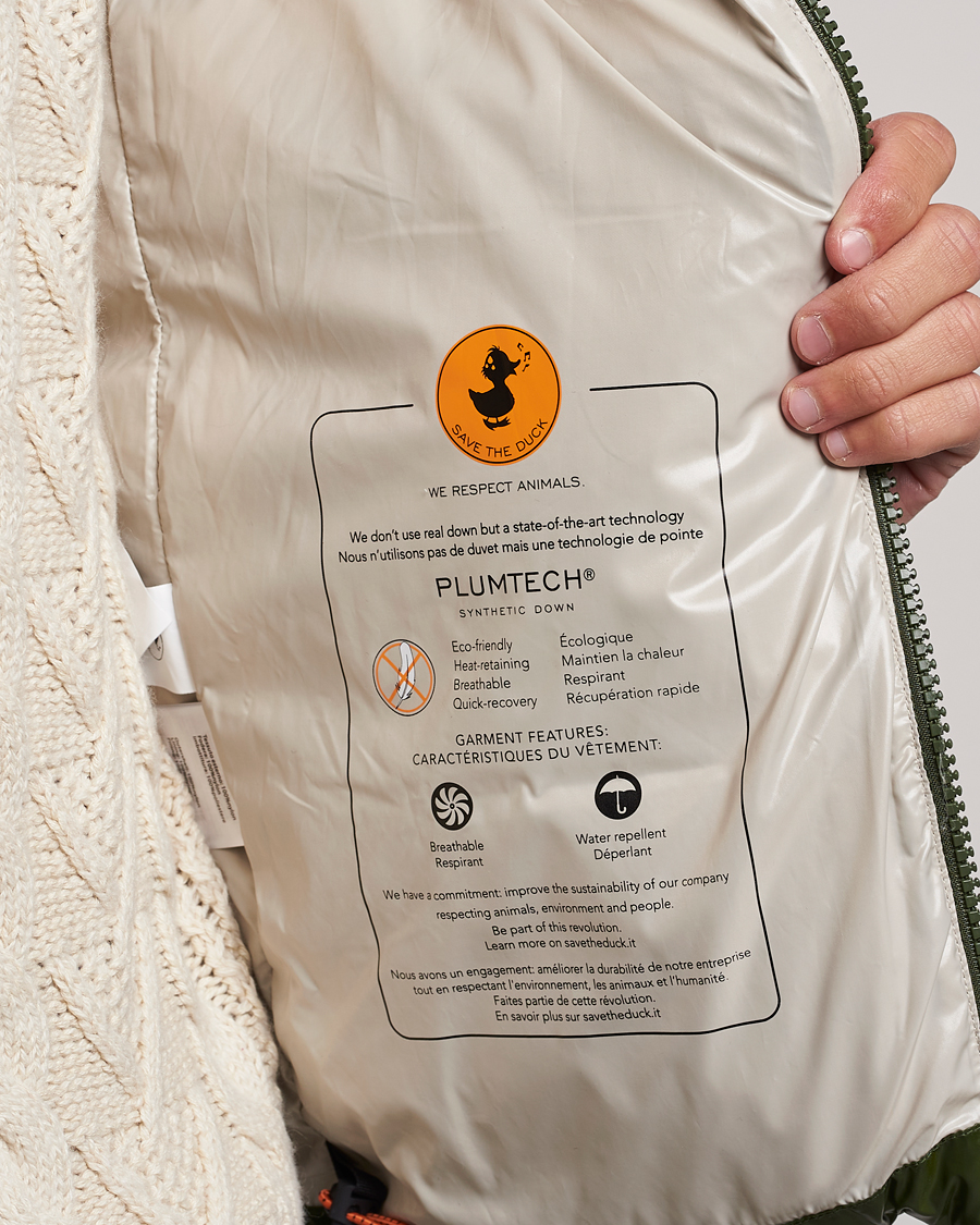 Homme | Manteaux Et Vestes | Save The Duck | Edgard Padded Puffer Pine Green