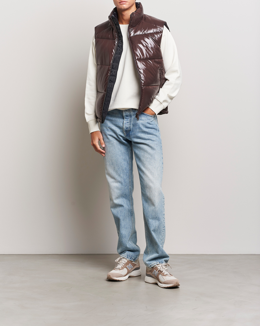 Homme | Manteaux Et Vestes | Save The Duck | Ailantus Padded Puffer Vest Brown Black