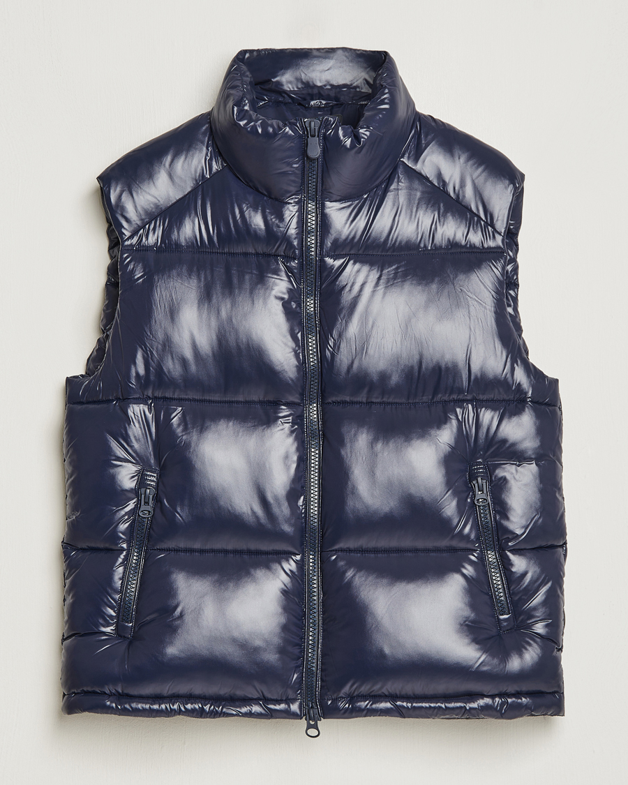 Homme | Manteaux Et Vestes | Save The Duck | Ailantus Padded Puffer Vest Blue Black