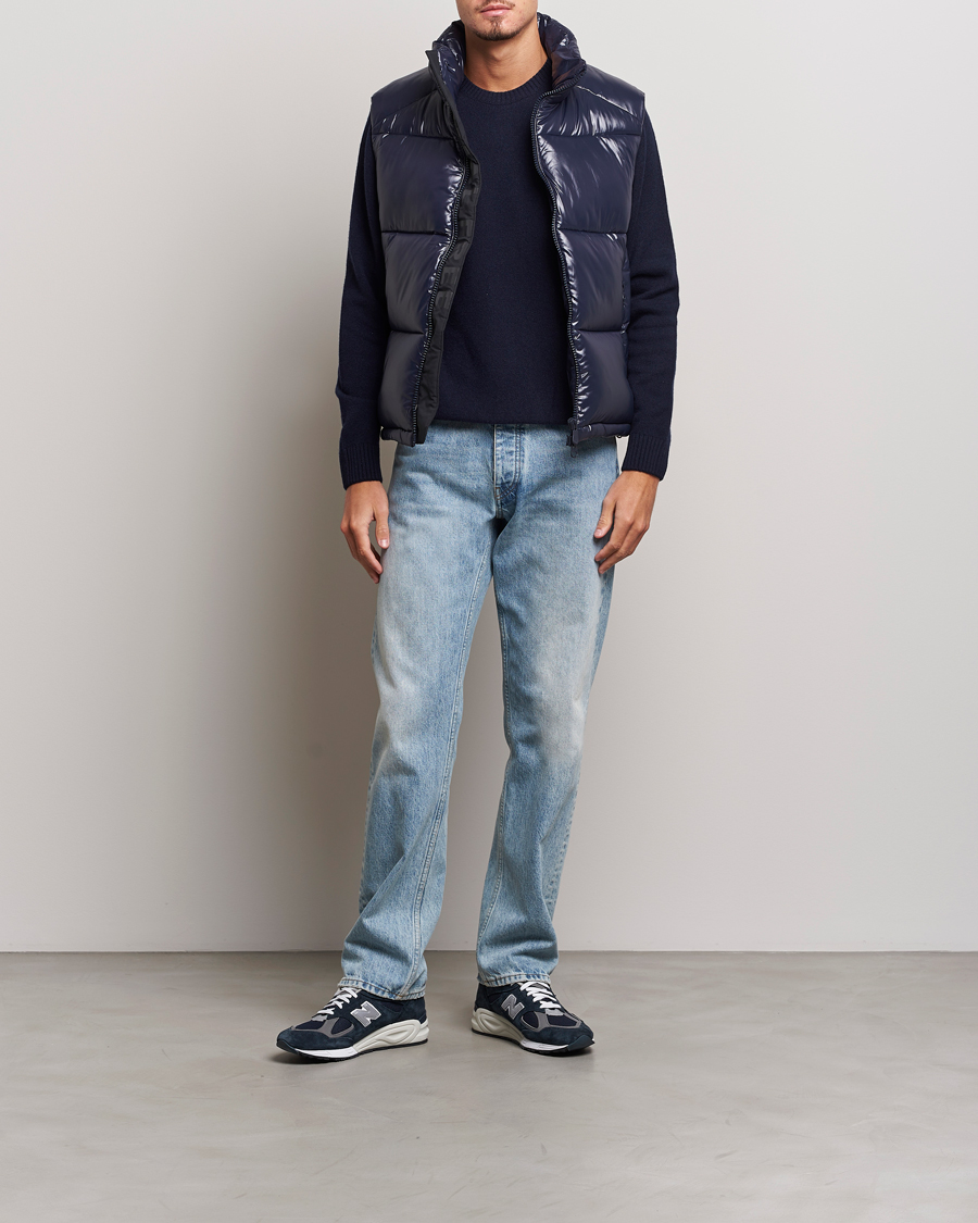 Homme | Manteaux Et Vestes | Save The Duck | Ailantus Padded Puffer Vest Blue Black