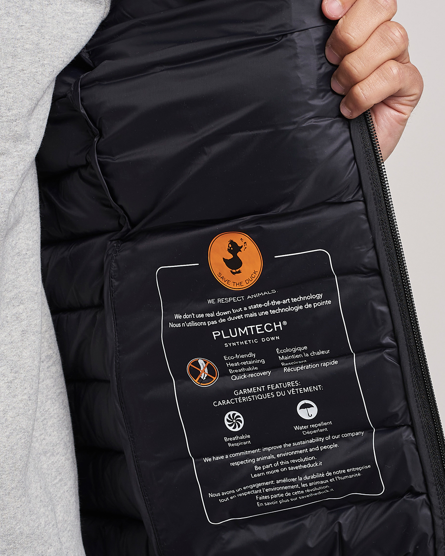 Homme | Manteaux Et Vestes | Save The Duck | Rhus Matt Lightweight Vest Black