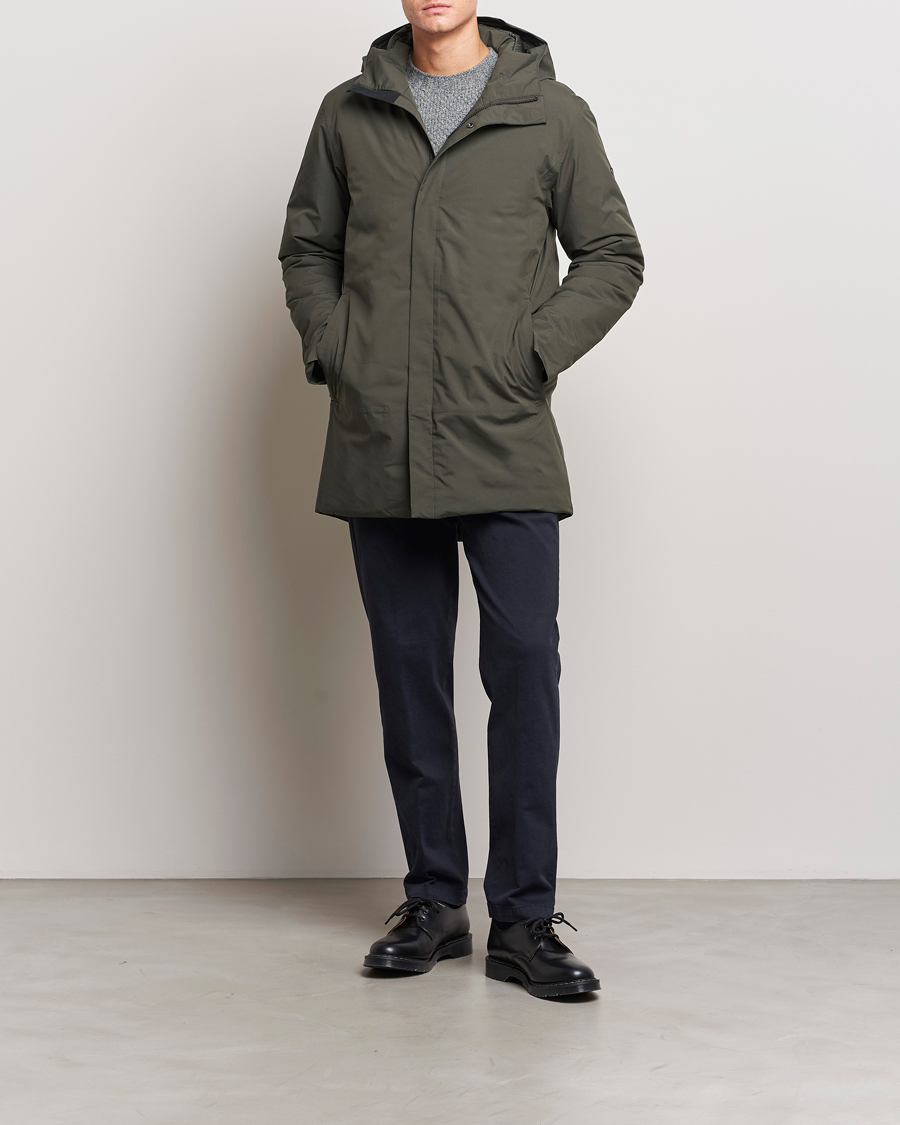 Homme | Manteaux Et Vestes | Scandinavian Edition | Loft Waterproof Padded Coat Dark Olive