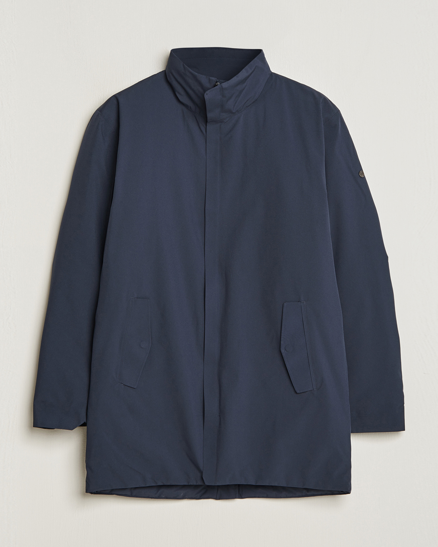 Homme | Manteaux Et Vestes | Scandinavian Edition | Town Waterproof Lightweight Coat Midnight Blue