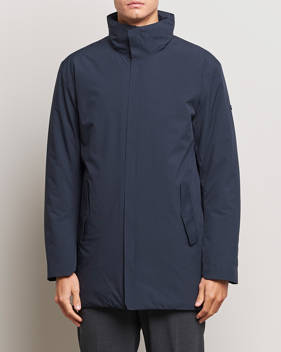Homme | Manteaux Et Vestes | Scandinavian Edition | Town Waterproof Lightweight Coat Midnight Blue