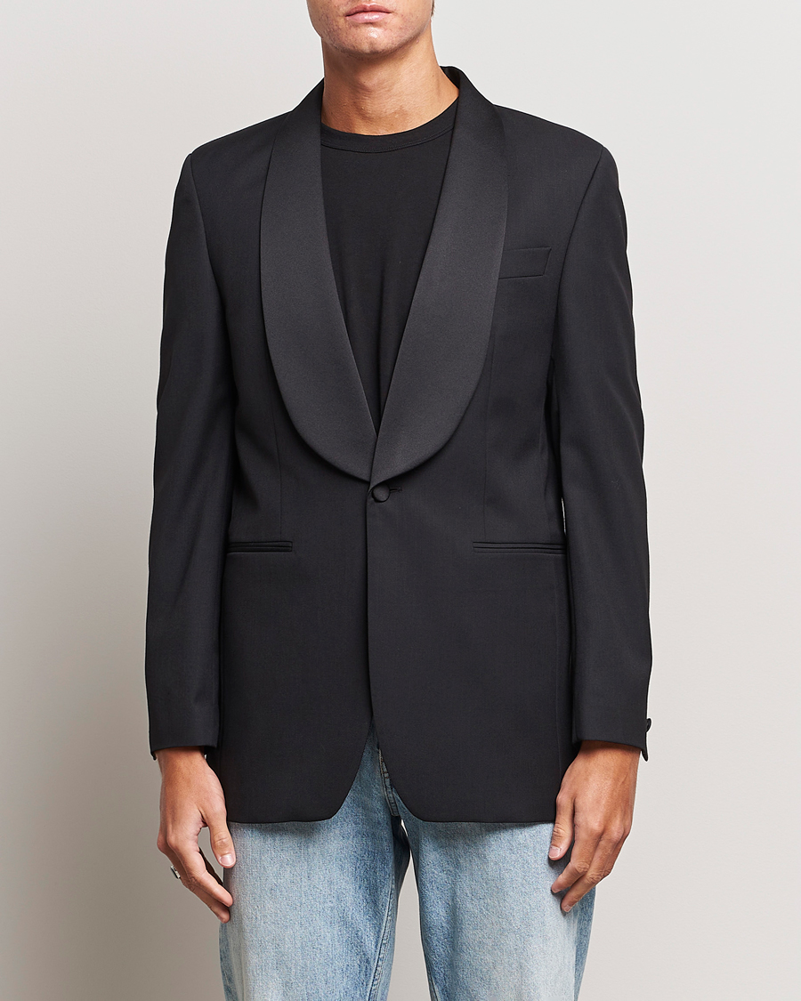 Homme | Blazers | Sunflower | Shawl Collar Tuxedo Jacket Black