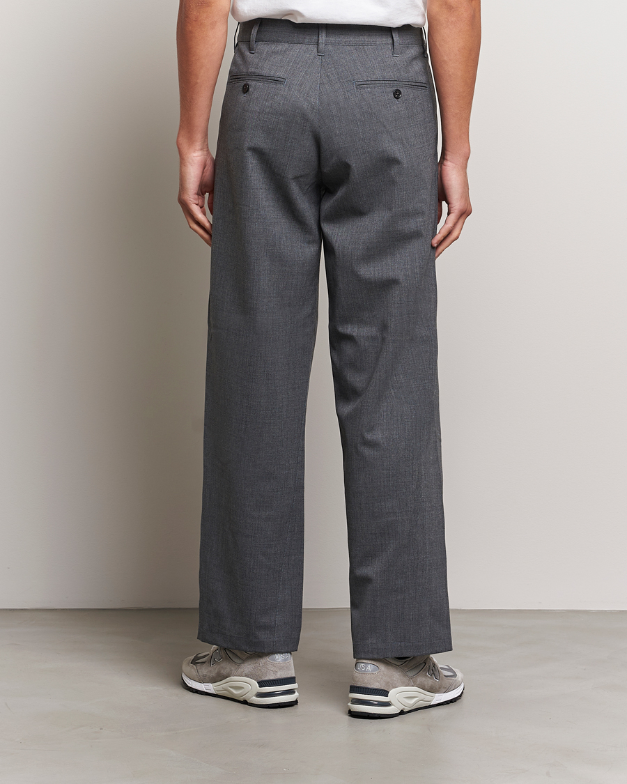 Homme | Pantalons | Sunflower | Wide Twist Wool Trousers Grey Melange