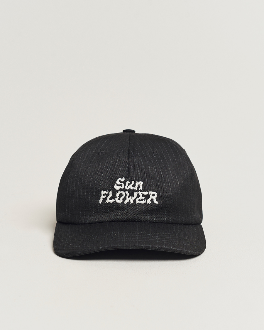 Homme | Sunflower Pinstripe Dad Cap Black | Sunflower | Pinstripe Dad Cap Black