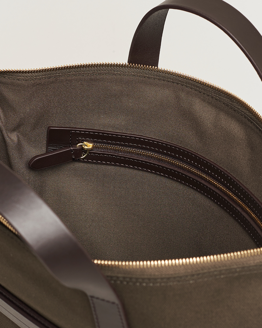Homme | Sacs | Mismo | MismoM/S Canvas Slim BriefArmy/Dark Brown