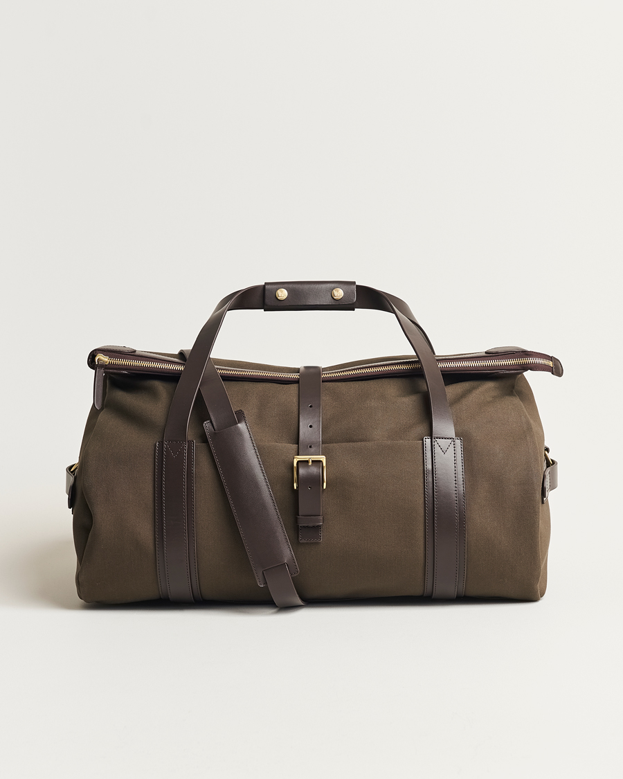 Homme | Sacs | Mismo | M/S Explorer Weekendbag Army/Dark Brown