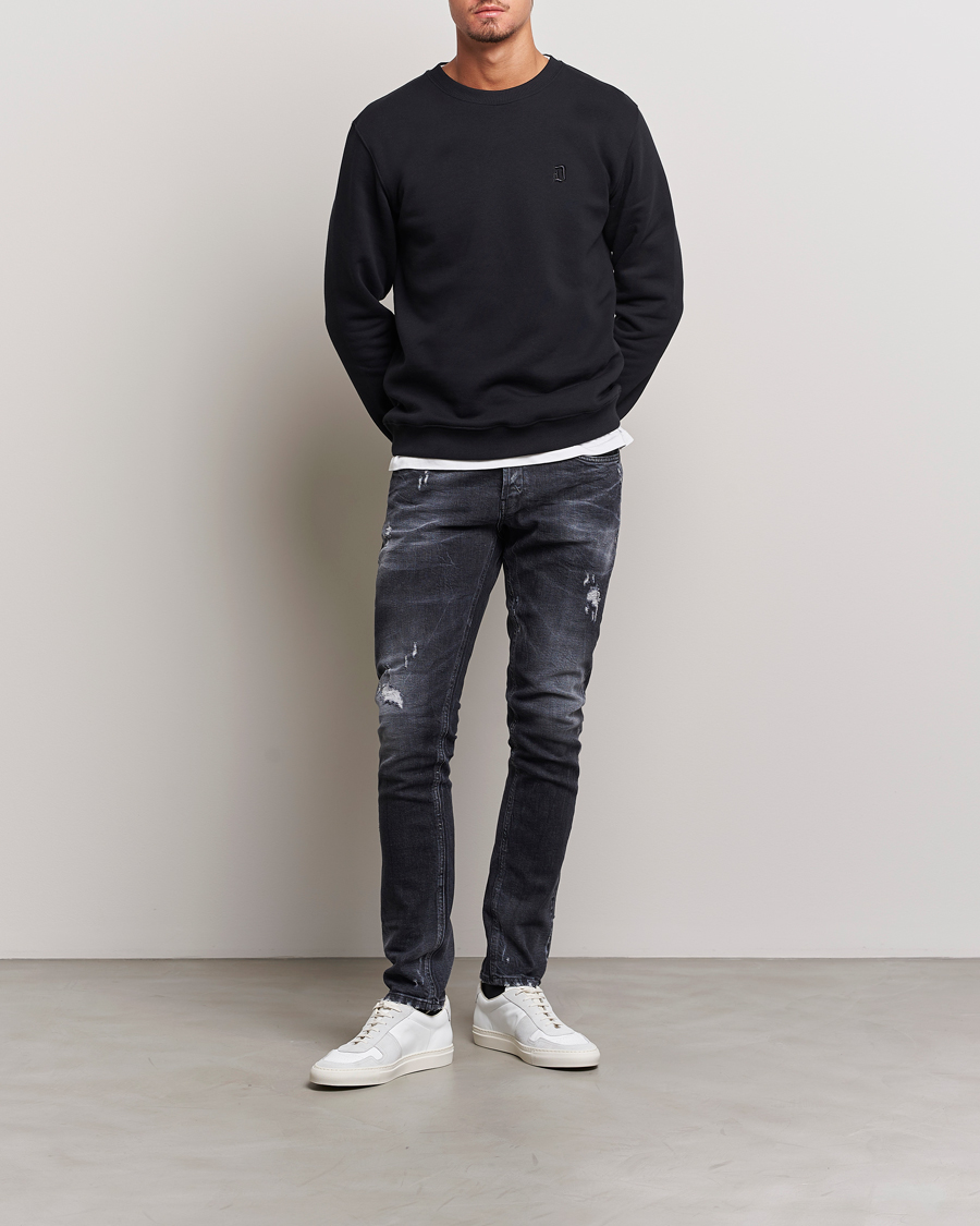 Homme | Jeans | Dondup | George Destroyed Jeans Vintage Black
