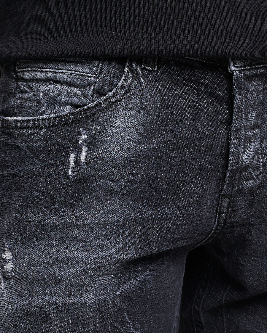 Homme | Jeans | Dondup | George Destroyed Jeans Vintage Black