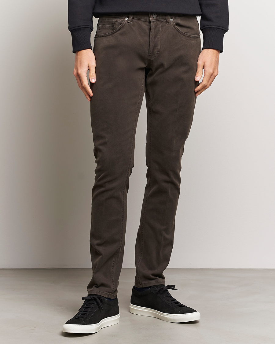 Homme | Jeans | Dondup | George 5-Pocket Jeans Brown