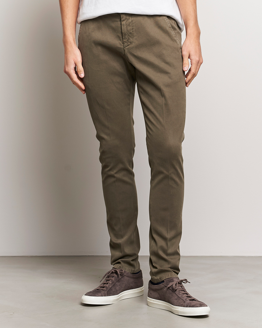 Homme | Pantalons | Dondup | Gaubert Chinos Olive Green