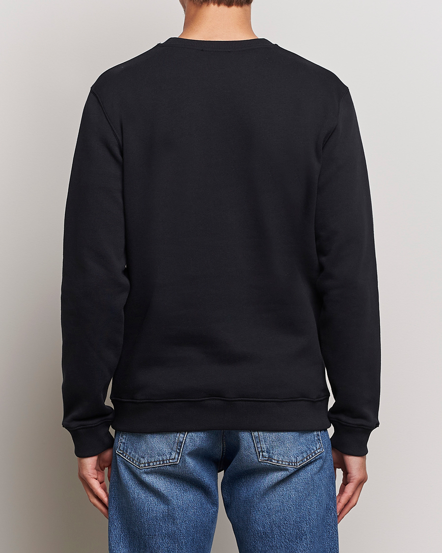 Homme | Pulls Et Tricots | Dondup | Logo Crew Neck Sweatshirt Black