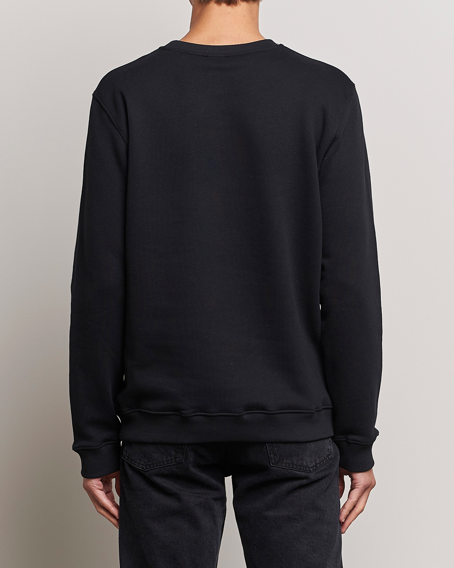 Homme | Pulls Et Tricots | Dondup | Logo Crew Neck Sweatshirt Black