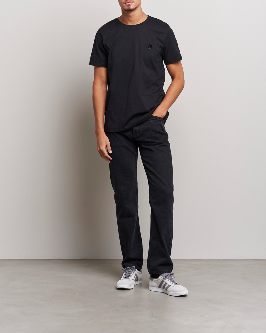 Homme | T-shirts | Dondup | Logo Crew Neck T-Shirt Black
