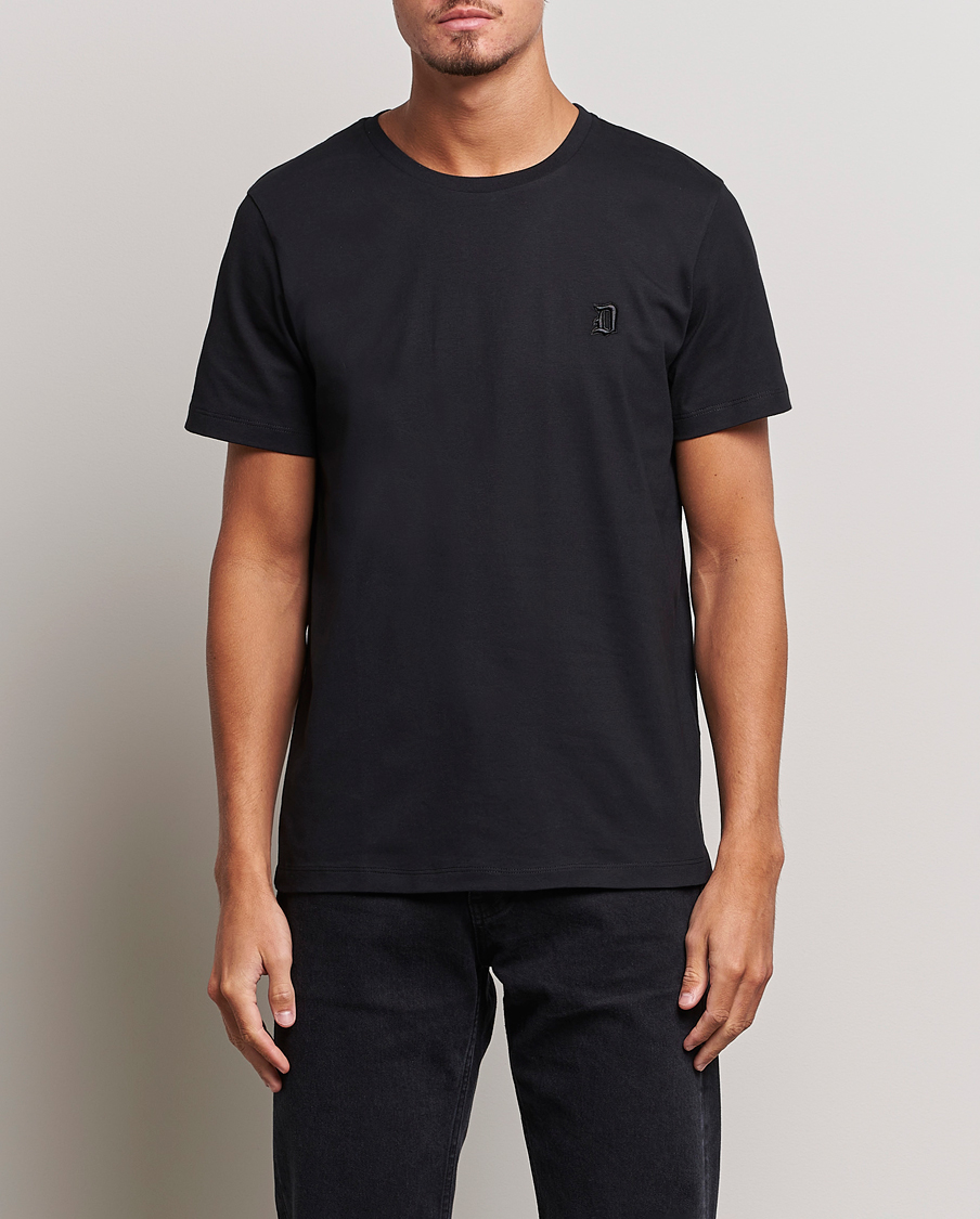 Homme | T-shirts | Dondup | Logo Crew Neck T-Shirt Black