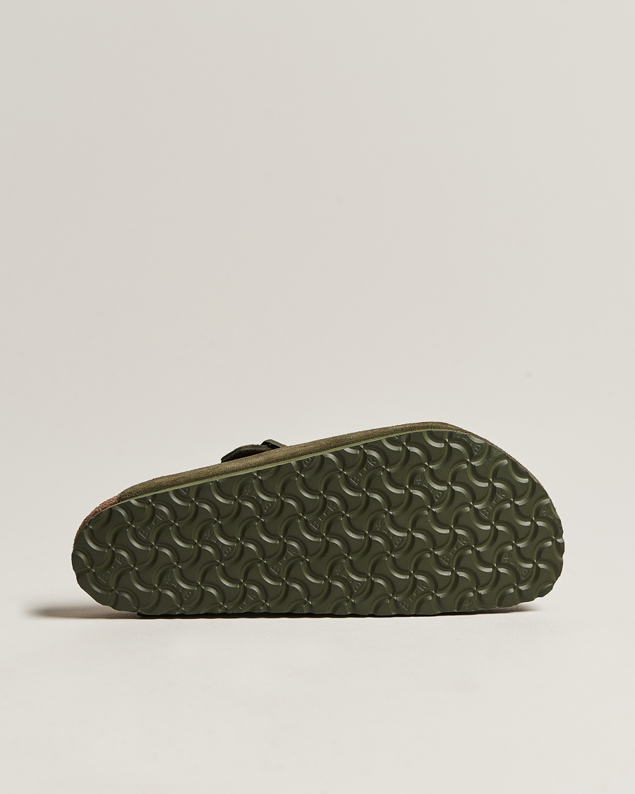 Homme | BIRKENSTOCK Boston Classic Footbed Thyme Green Suede | BIRKENSTOCK | Boston Classic Footbed Thyme Green Suede