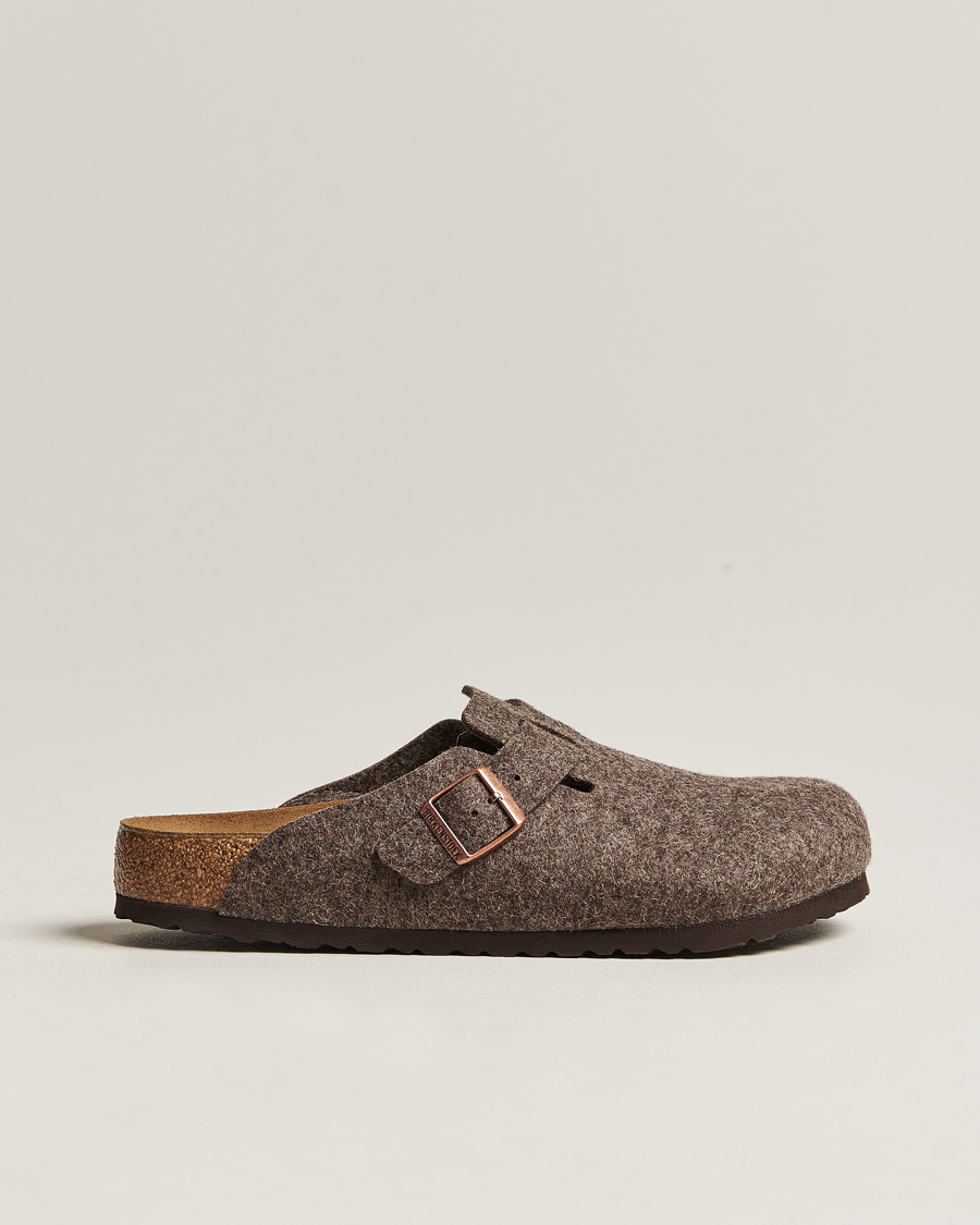 Homme | BIRKENSTOCK Boston Classic Footbed Wool Felt Antracite | BIRKENSTOCK | Boston Classic Footbed Wool Felt Antracite