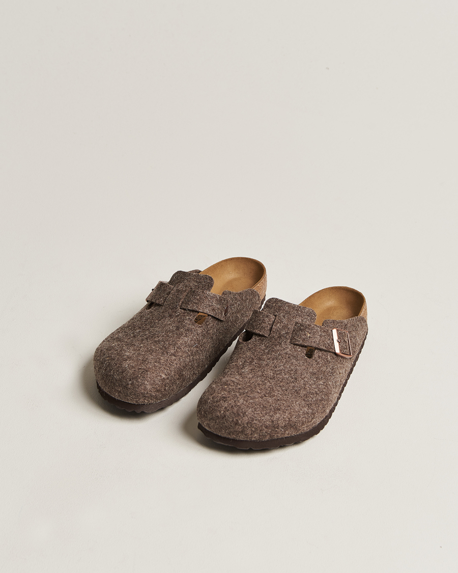 Homme | BIRKENSTOCK Boston Classic Footbed Wool Felt Antracite | BIRKENSTOCK | Boston Classic Footbed Wool Felt Antracite