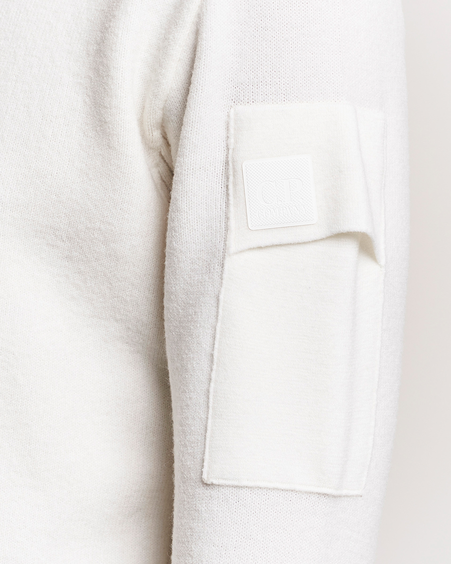 Homme | Pulls Et Tricots | C.P. Company | Metropolis Knitted Wool Crew Neck White