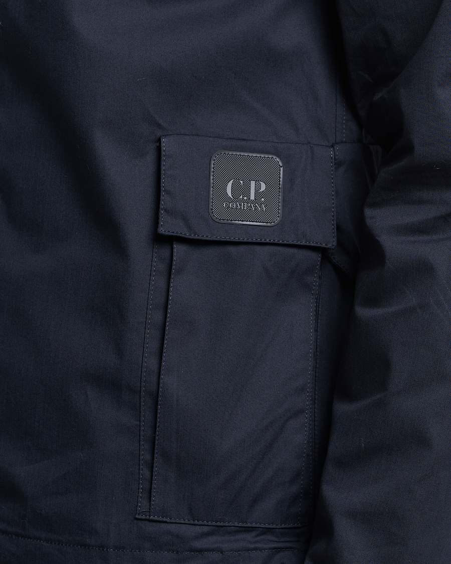 Homme | Chemises | C.P. Company | Metropolis Gabardine PD Overshirt Navy