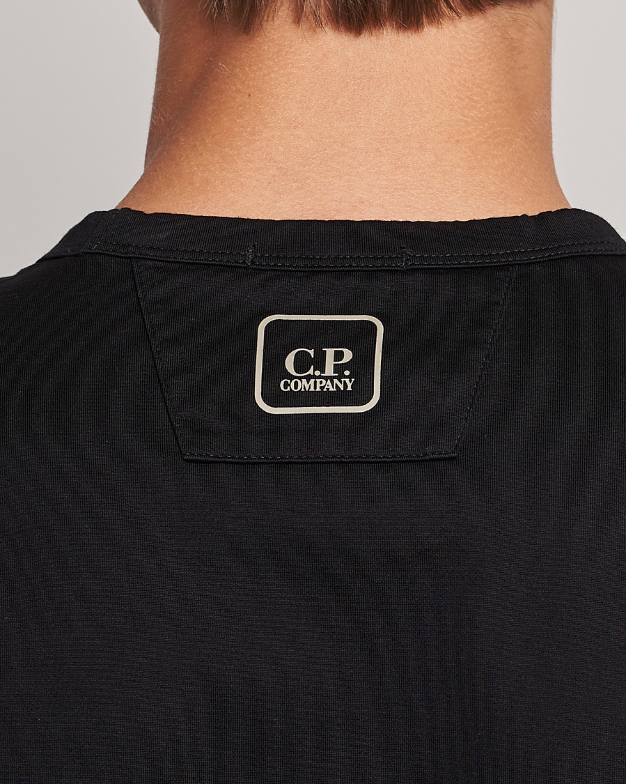 Homme | T-shirts | C.P. Company | Metropolis Mercerized Jersey Logo T-Shirts Black