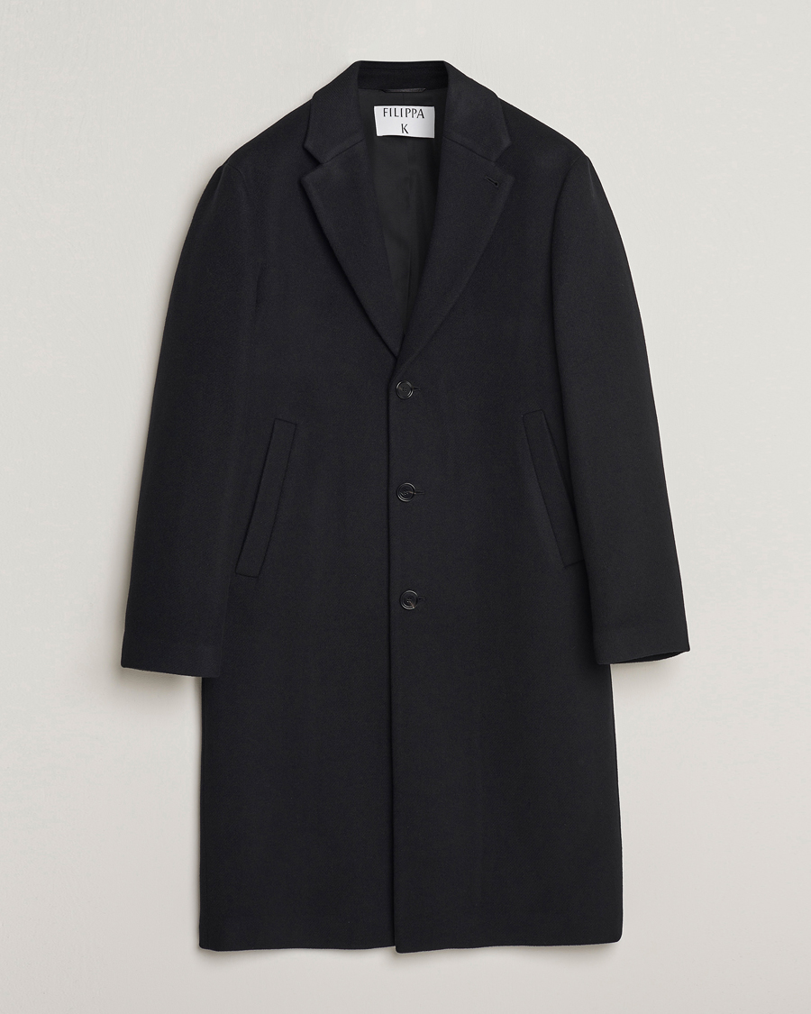 Homme | Manteaux Et Vestes | Filippa K | London Wool Coat Black