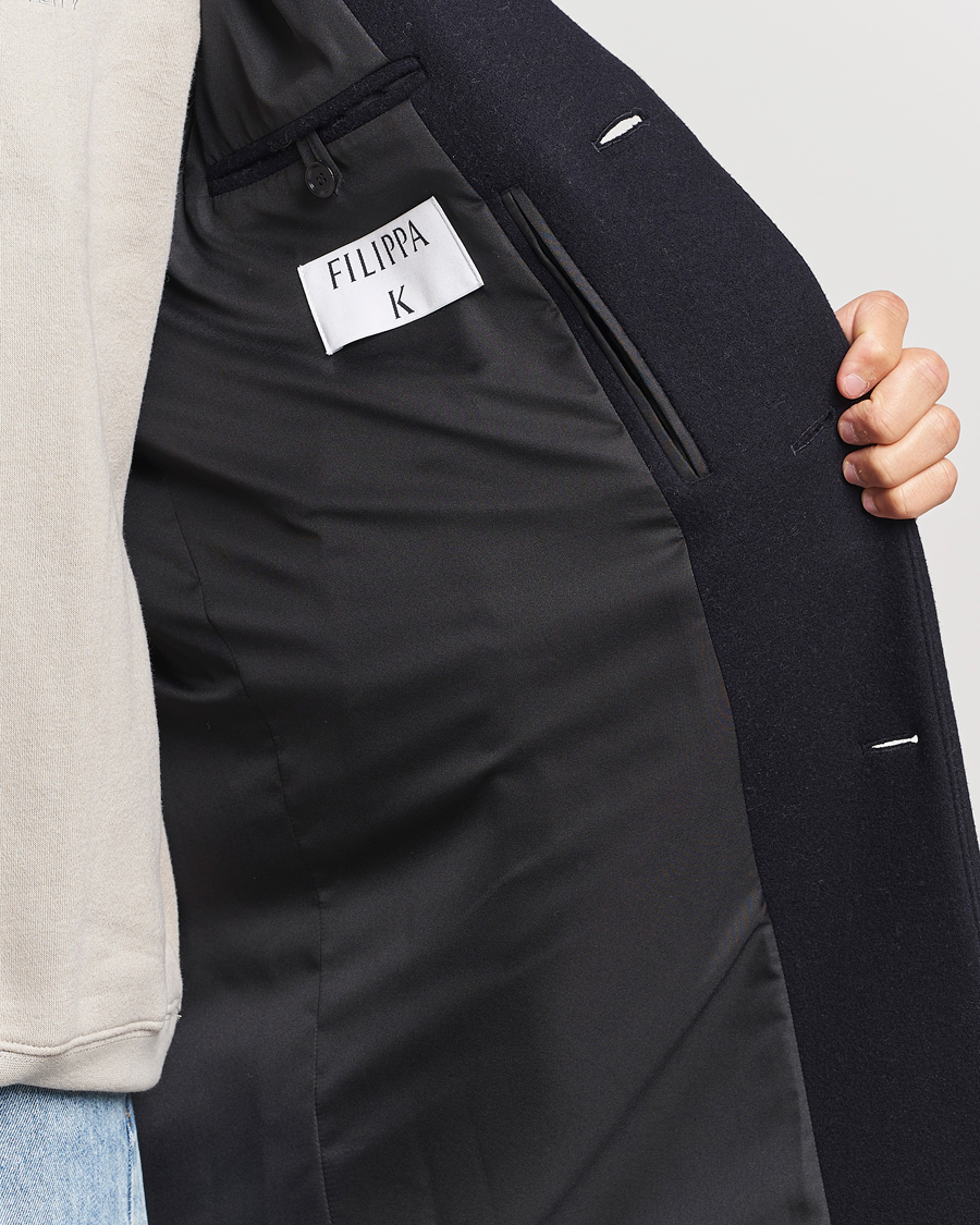 Homme | Manteaux Et Vestes | Filippa K | London Wool Coat Navy