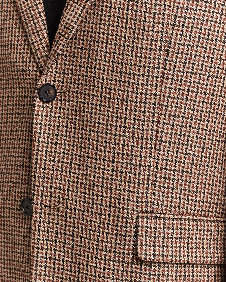 Homme | Blazers | Filippa K | Wool Checked Blazer Beige/Brown