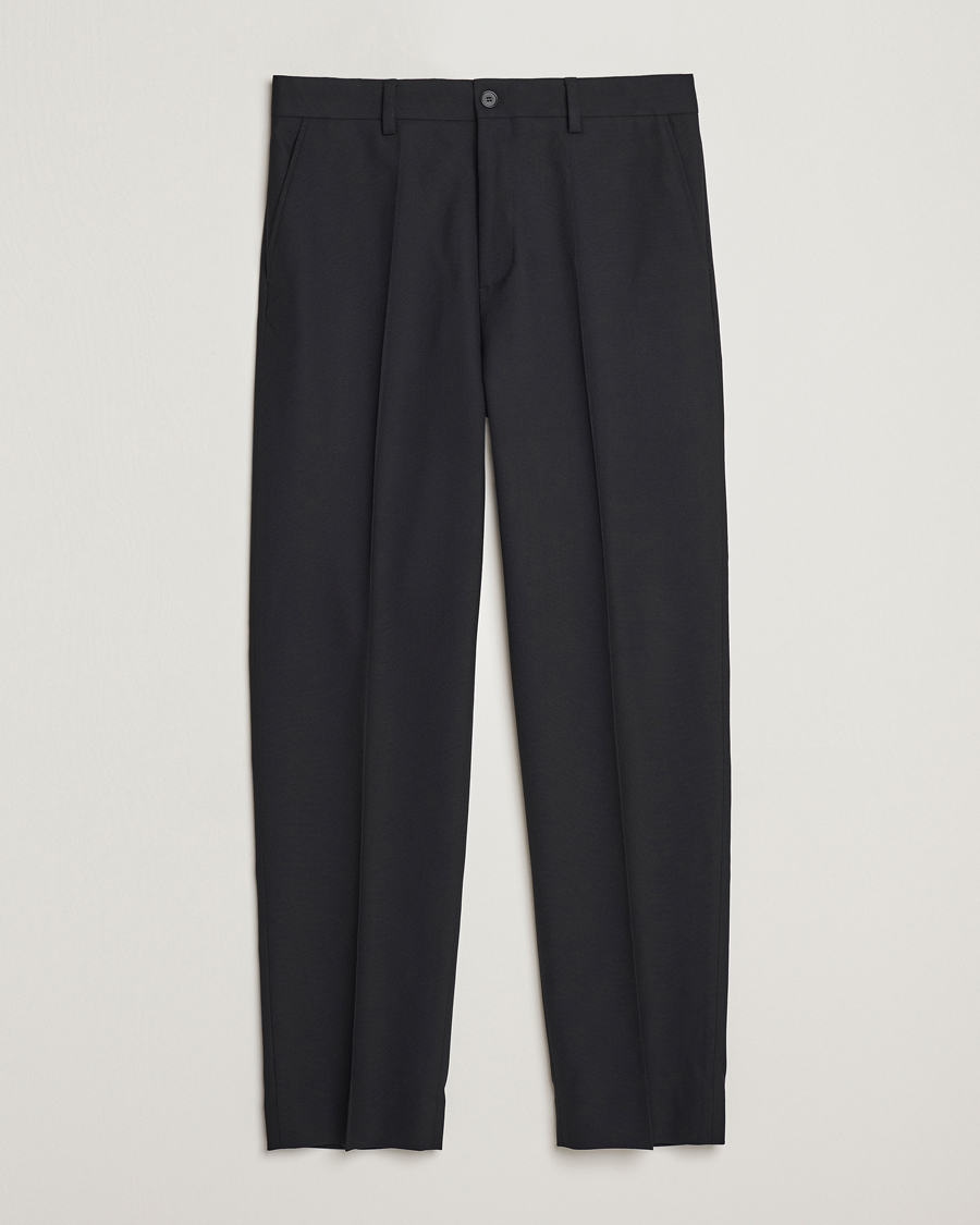 Homme | Pantalons | Filippa K | Mateo Wool Trousers Black