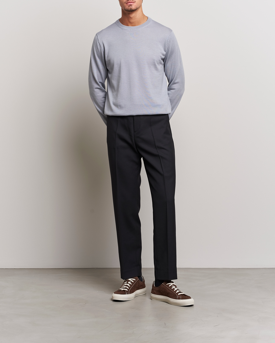Homme | Pantalons | Filippa K | Mateo Wool Trousers Black