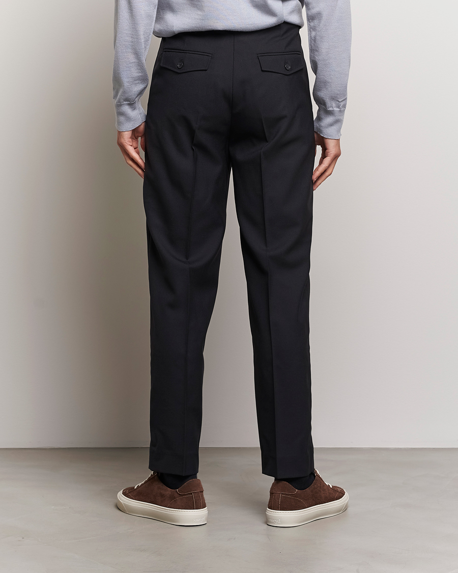 Homme | Pantalons | Filippa K | Mateo Wool Trousers Black