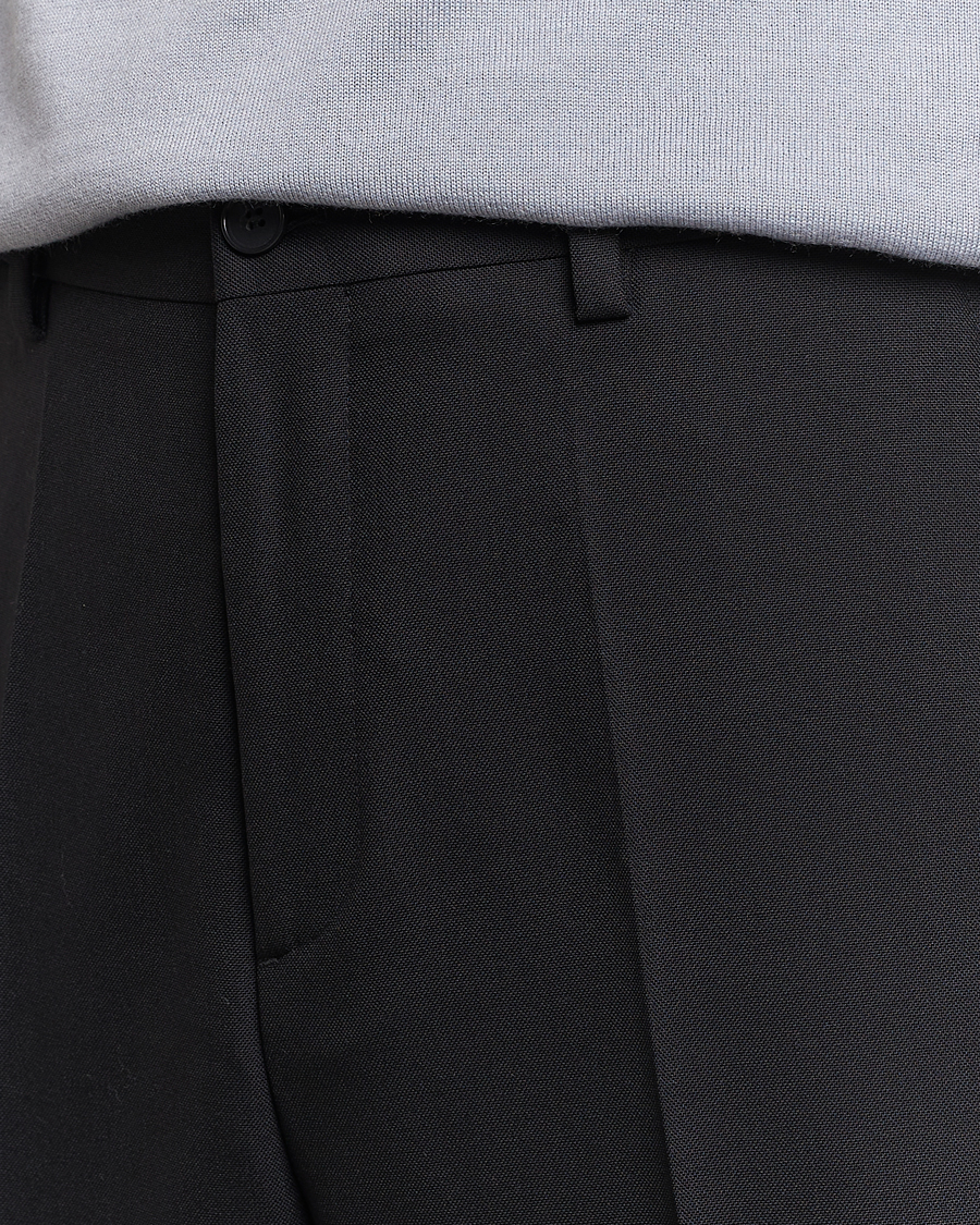 Homme | Pantalons | Filippa K | Mateo Wool Trousers Black