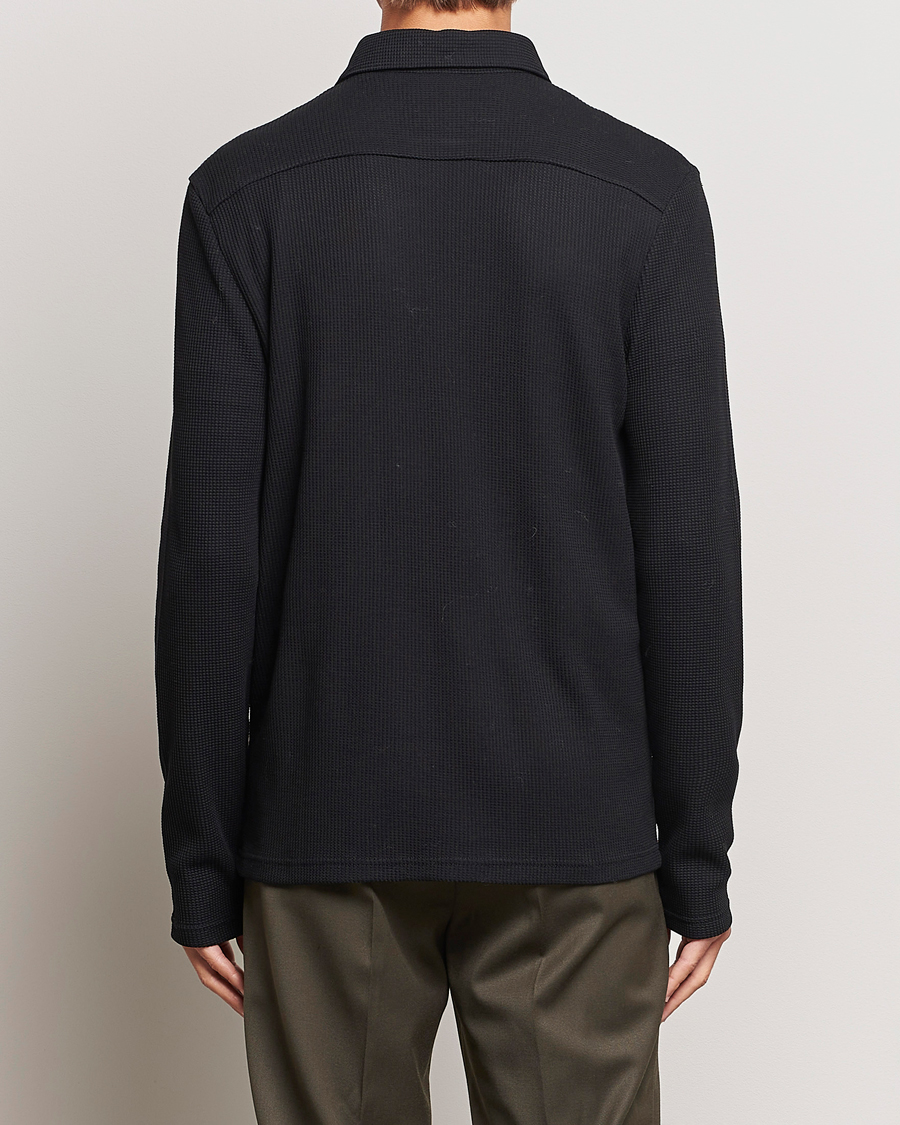 Homme | Chemises | Filippa K | Waffle Jersey Shirt Black