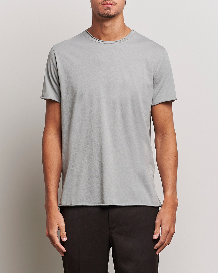 Homme | T-shirts | Filippa K | Roll Neck T-Shirt Feather Grey