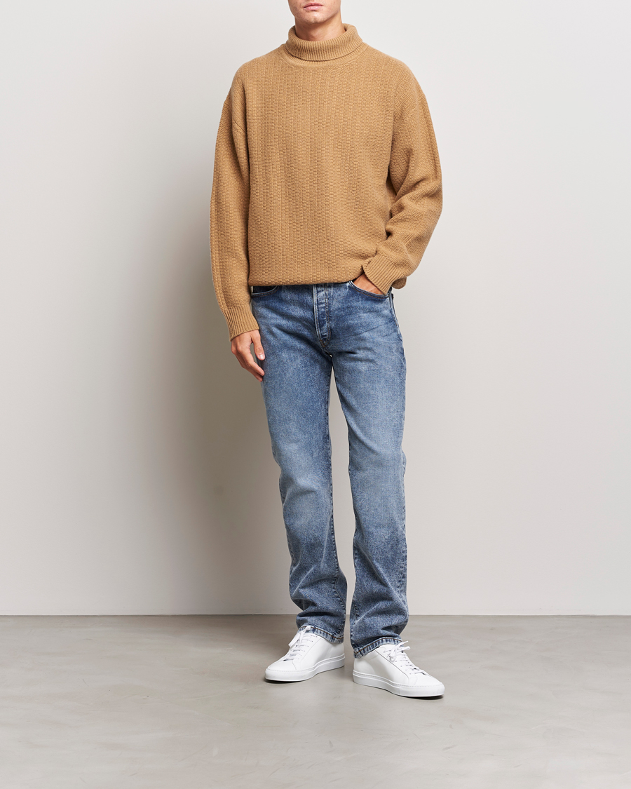 Homme | Pulls Et Tricots | Filippa K | Wool Structured Polo Camel