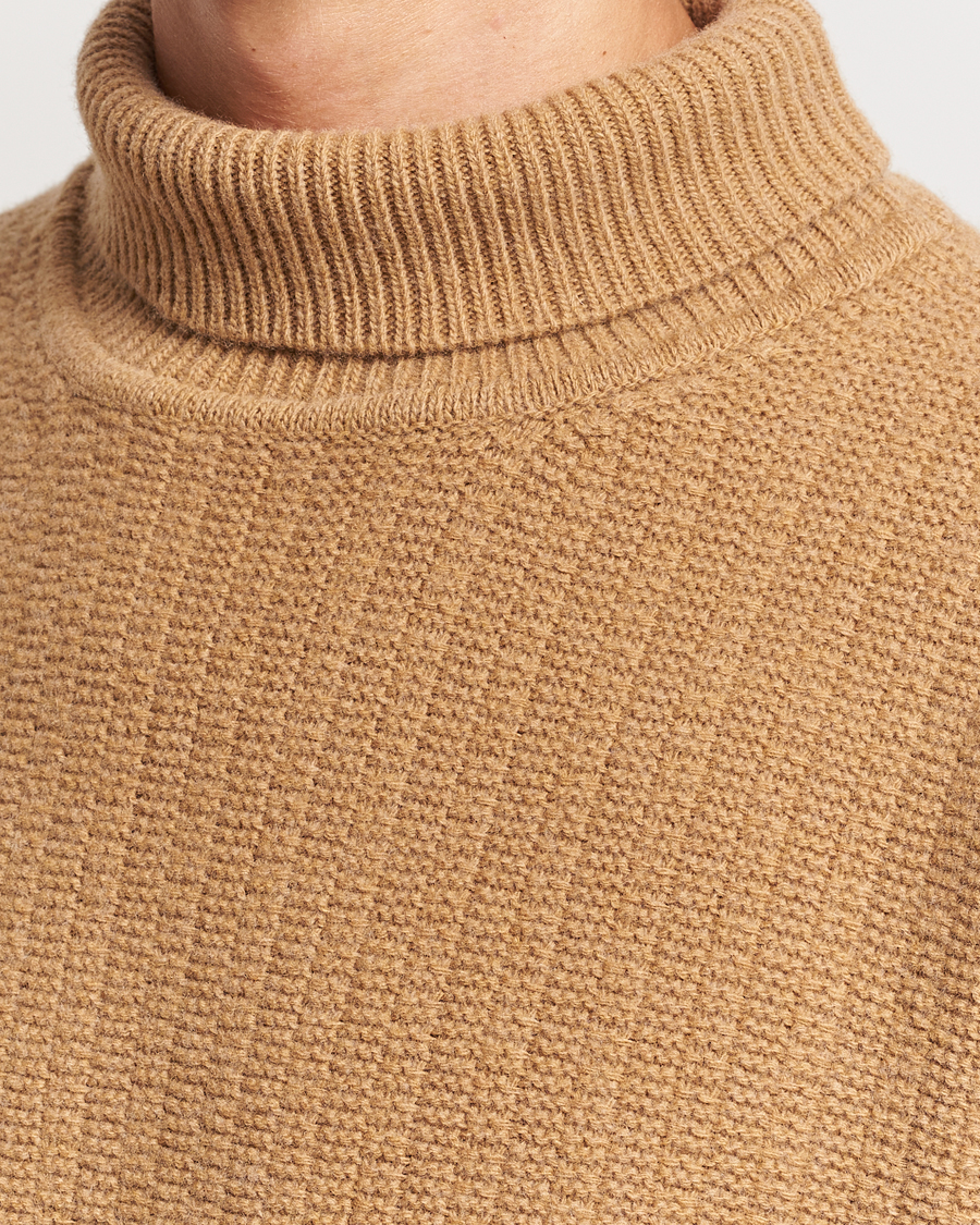 Homme | Pulls Et Tricots | Filippa K | Wool Structured Polo Camel