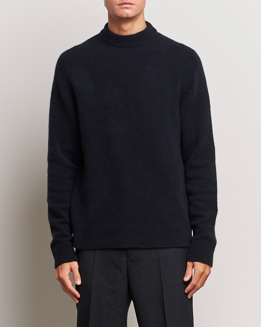 Homme | Pulls Et Tricots | Filippa K | Johannes Yak Knitted Sweater Dark Navy