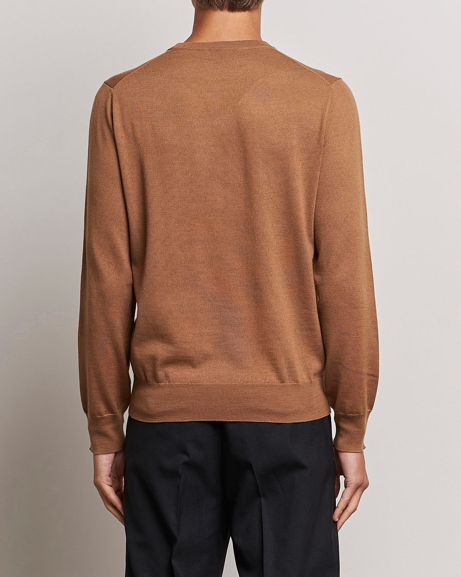 Homme | Pulls Et Tricots | Filippa K | Merino Round Neck Sweater Camel