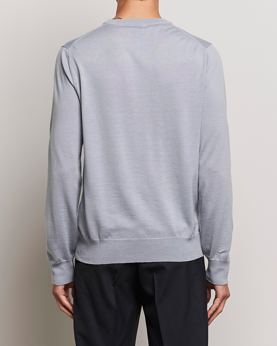 Homme | Pulls Et Tricots | Filippa K | Merino Round Neck Sweater Fog Blue