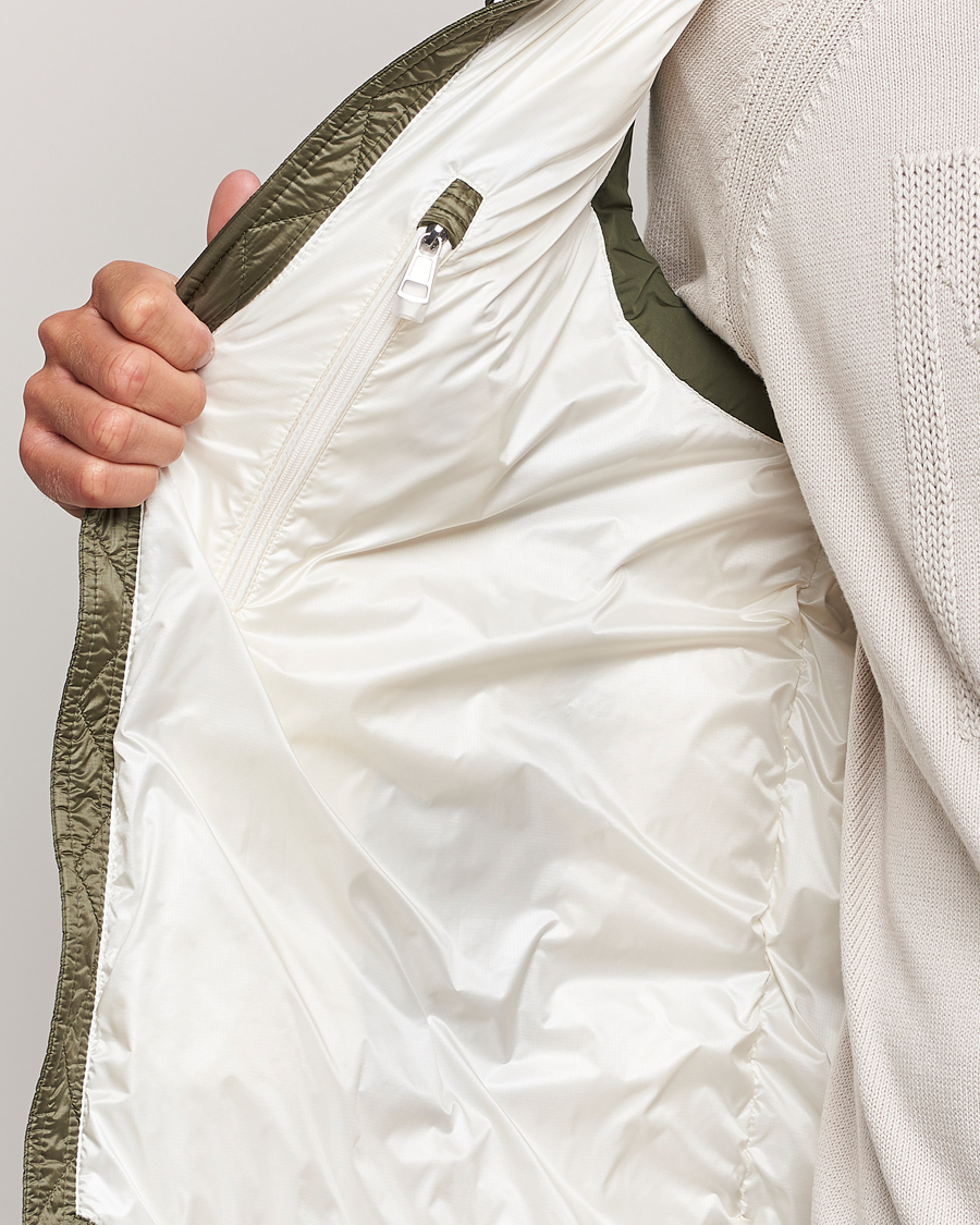 Homme | Manteaux Et Vestes | Moncler | Oust Shearling Down Vest Olive